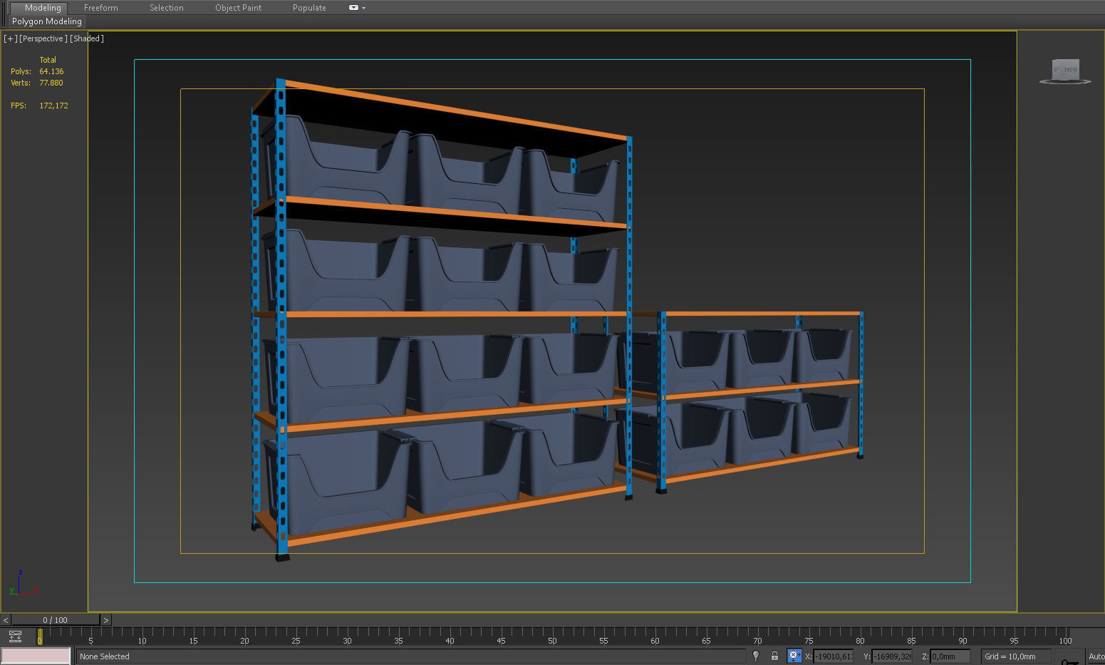 Shelf 3D model 21 3D model_4