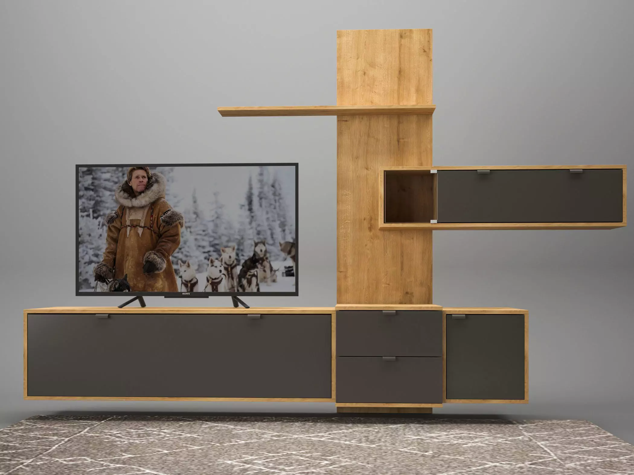 TV Stand Free 3D model