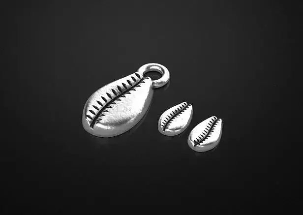 Buzio Buzio Cowryg pedant earing  3D print model