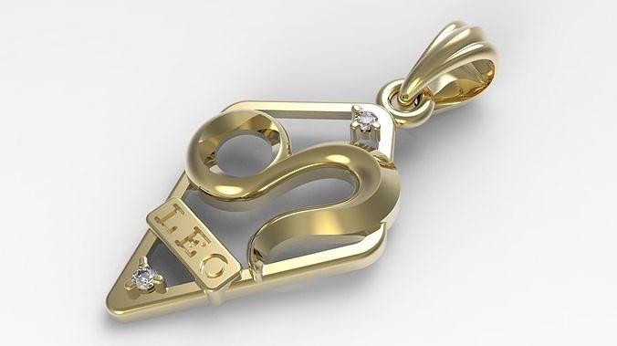 JPendant17 Leo 3D print model