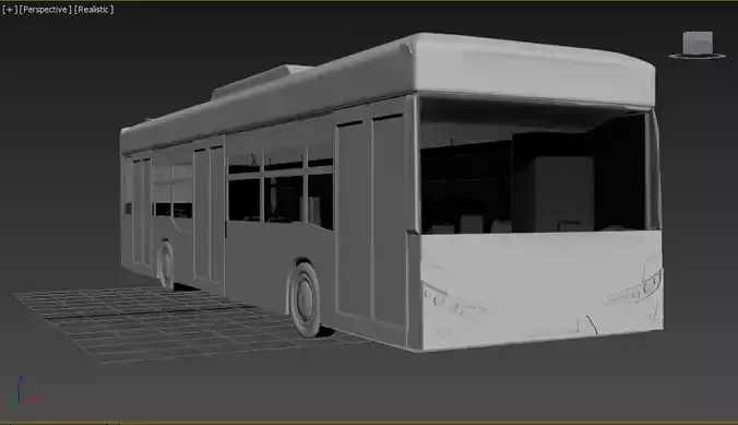 lowpoly bus