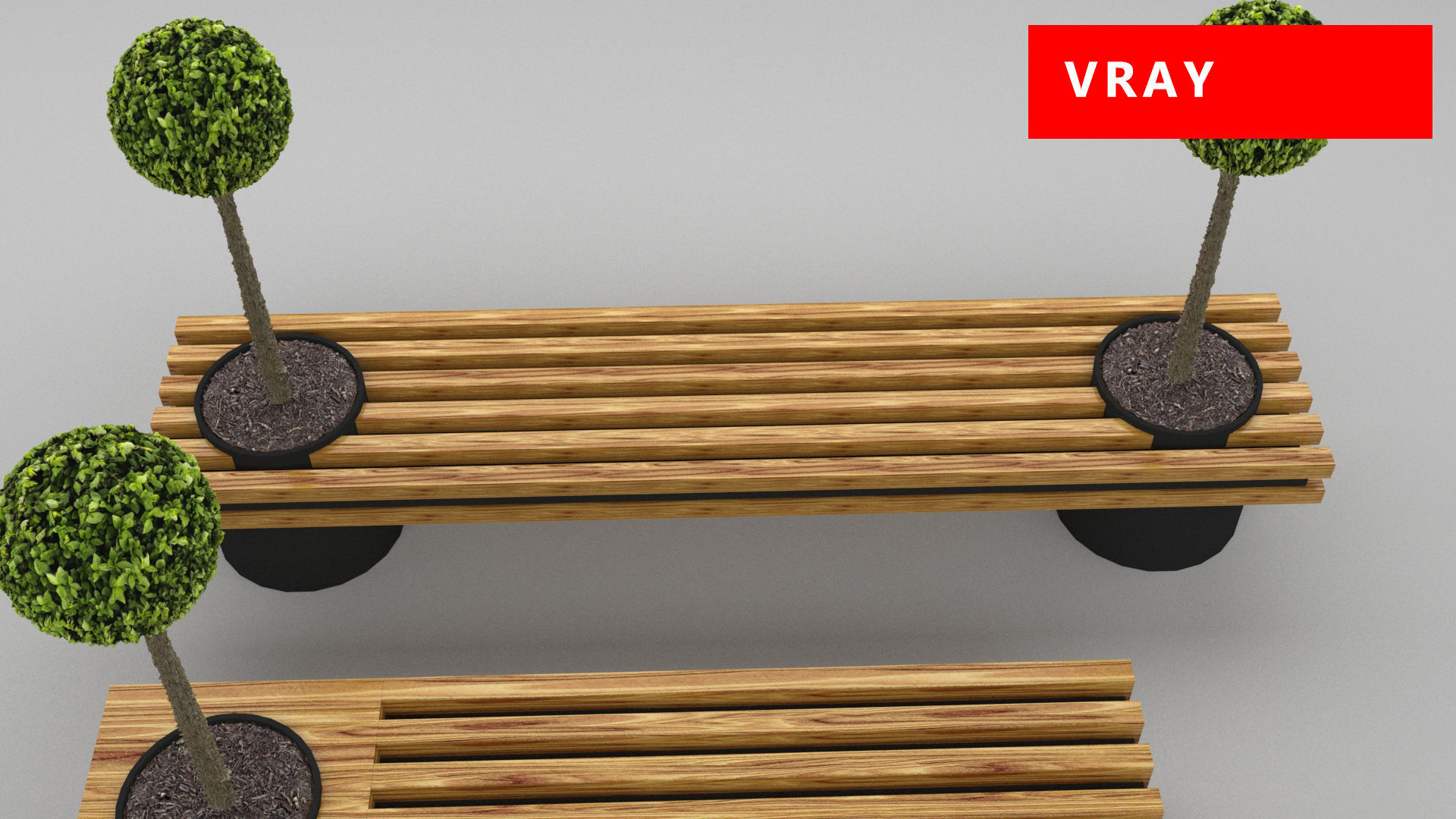 design bench transformer set corona v-ray Low-poly 3D model_22