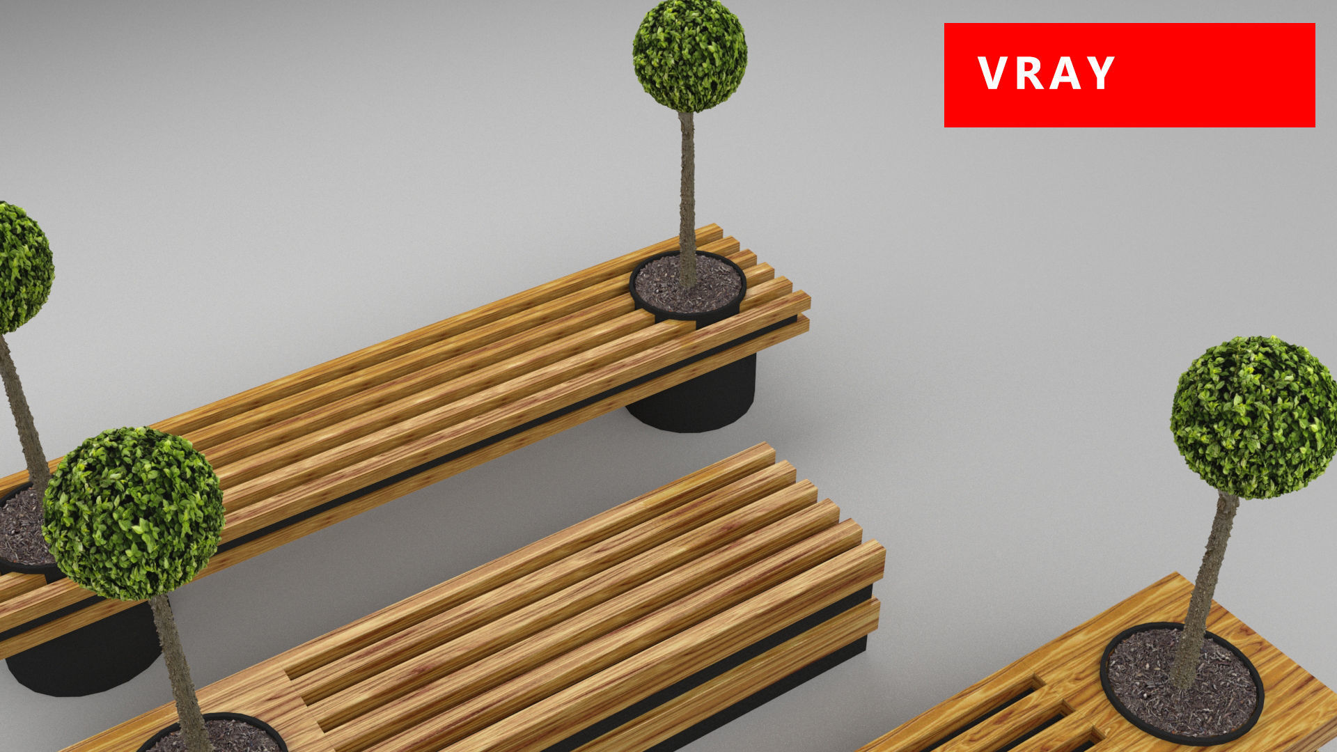 design bench transformer set corona v-ray Low-poly 3D model_19