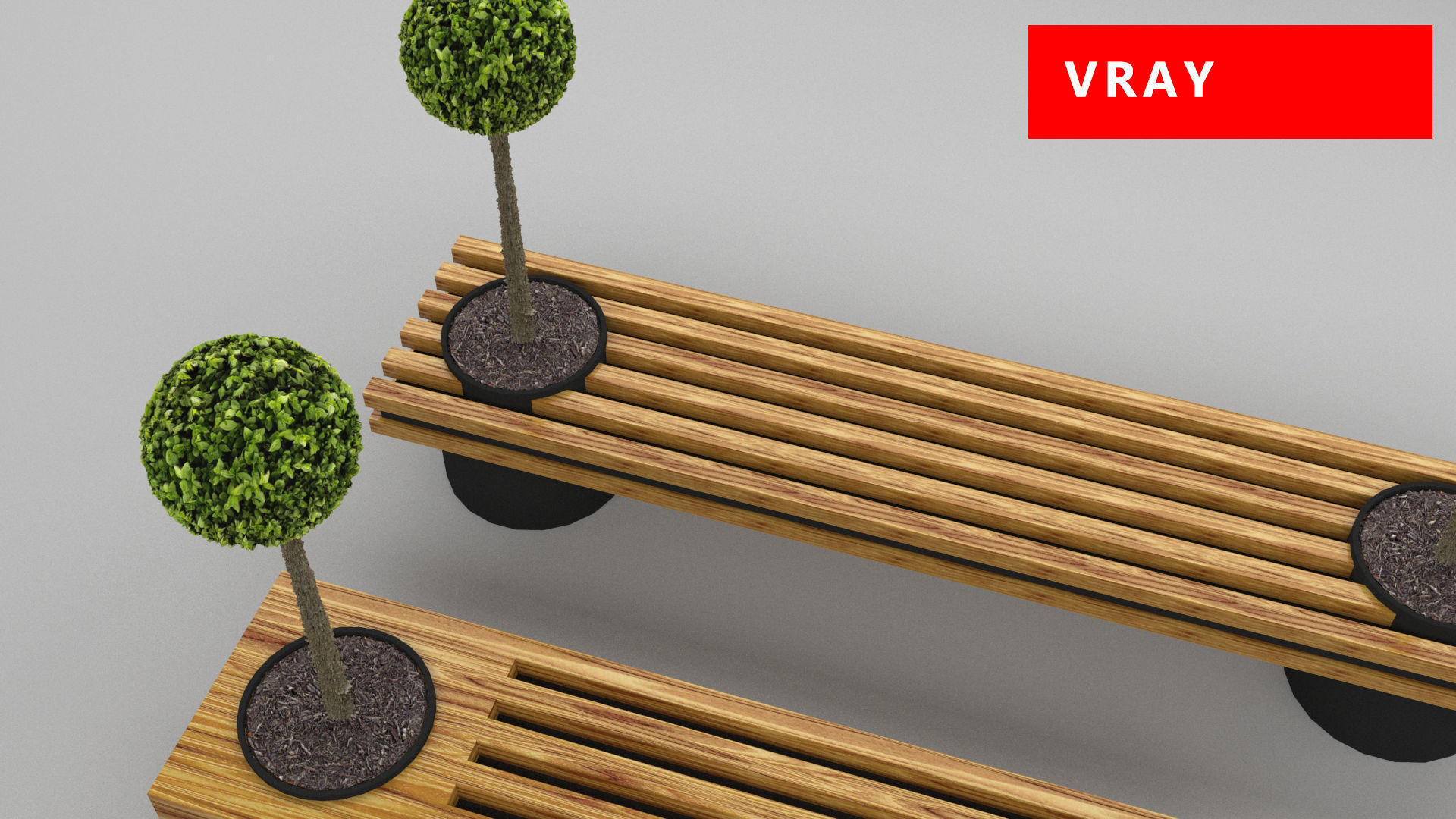 design bench transformer set corona v-ray Low-poly 3D model_23