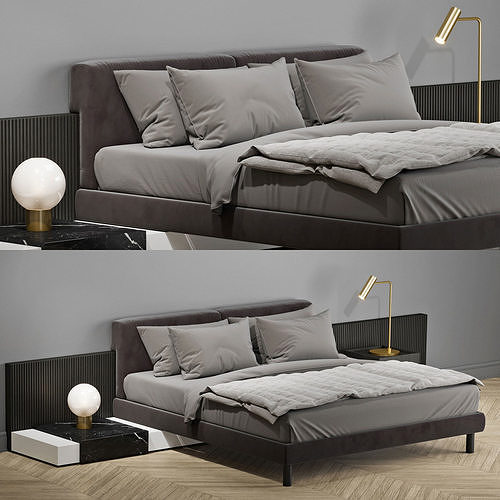 Meridiani Cliff bed 3D model