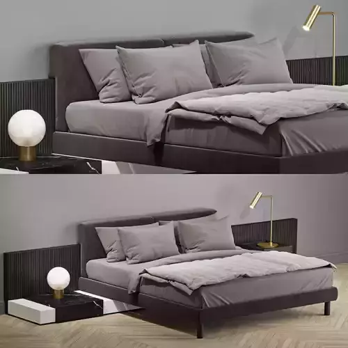 Meridiani Cliff bed 3D model