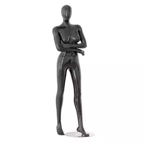 Faceless woman mannequin 36 3D model