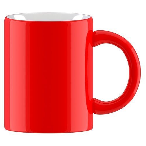 Coffee Mug Red 3D model