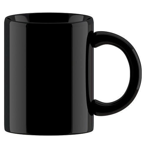 Coffee Mug Black 3D model