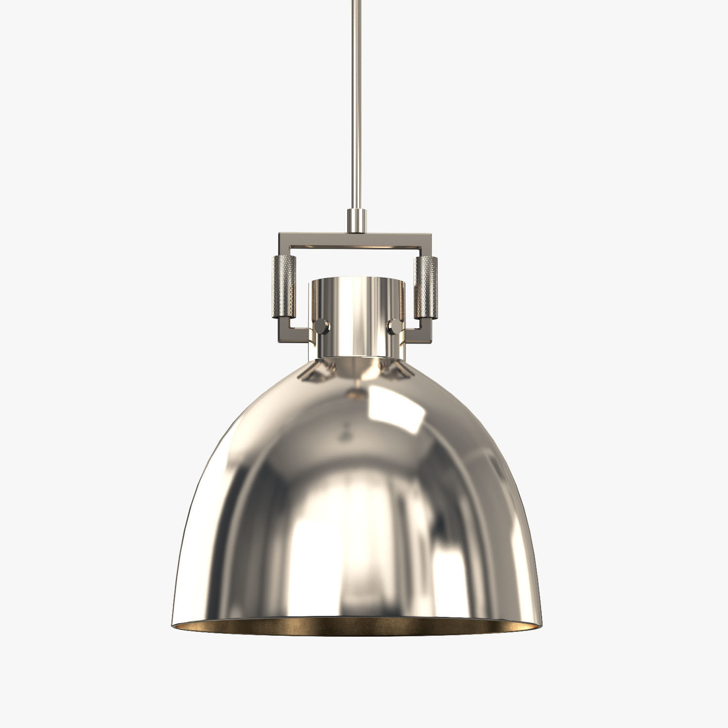 MACHINIST METAL CLOCHE PENDANT 3D model_2