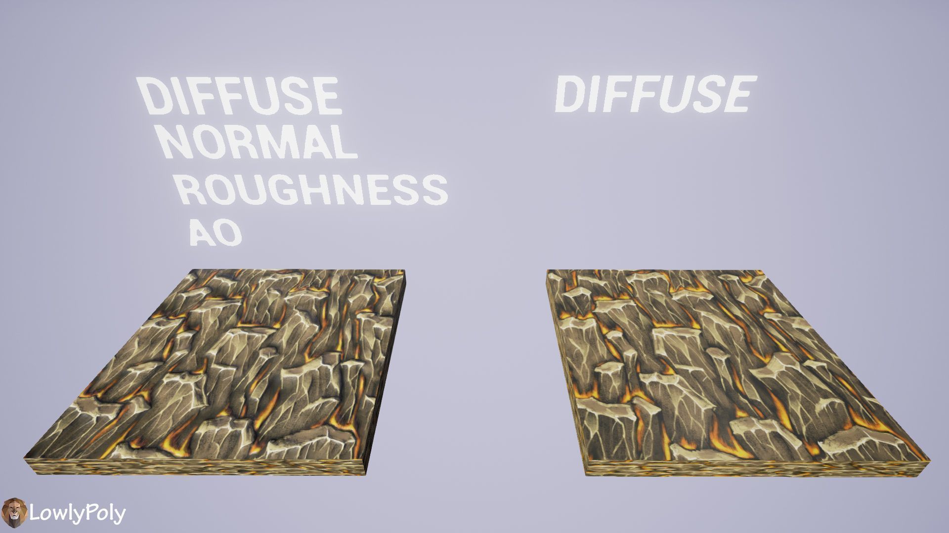 Stylized Rock Vol 27 - Hand Painted Texture Texture_18