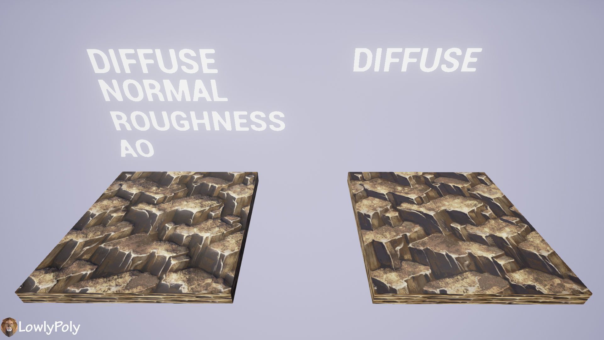 Stylized Rock Vol 27 - Hand Painted Texture Texture_19