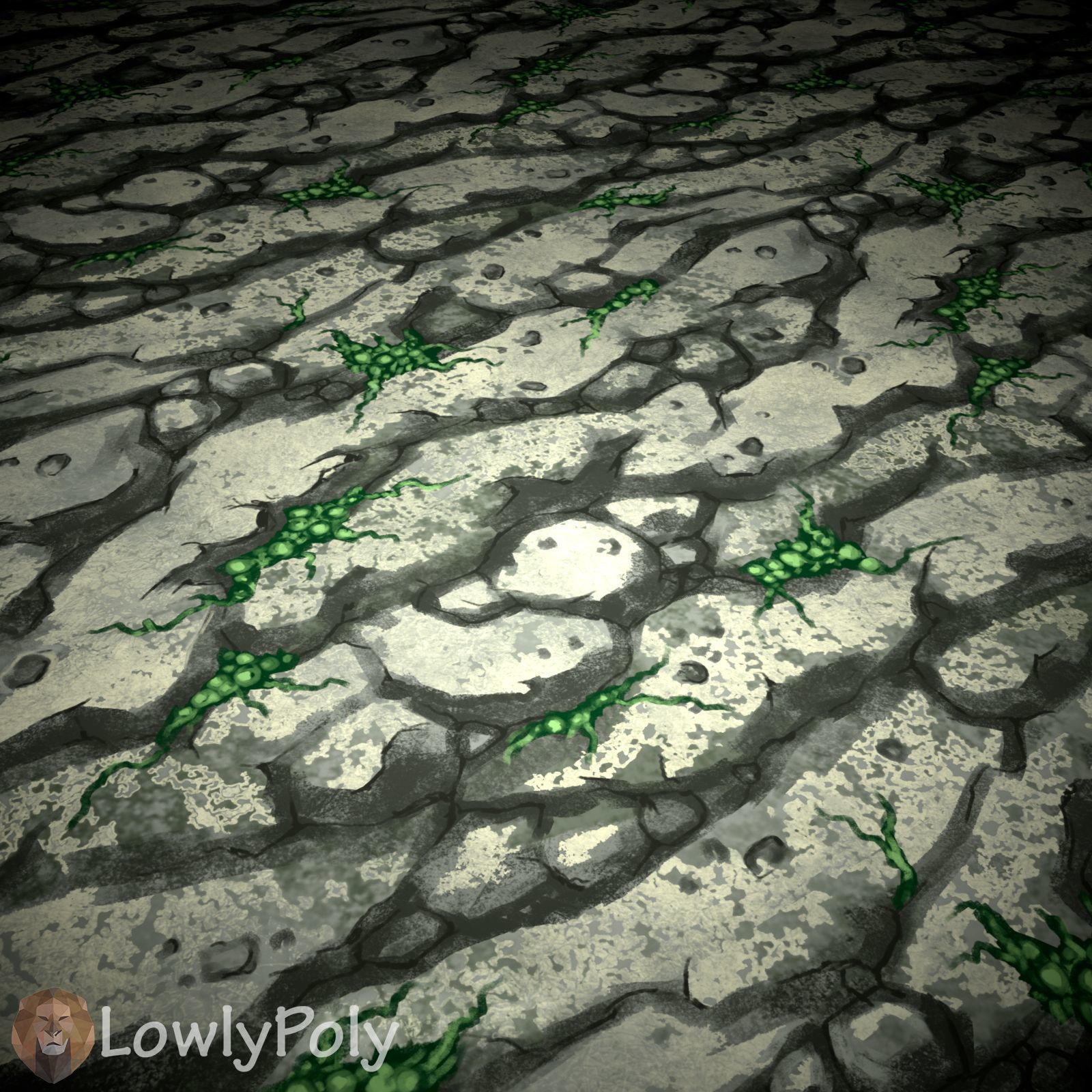 Stylized Rock Vol 27 - Hand Painted Texture Texture_11