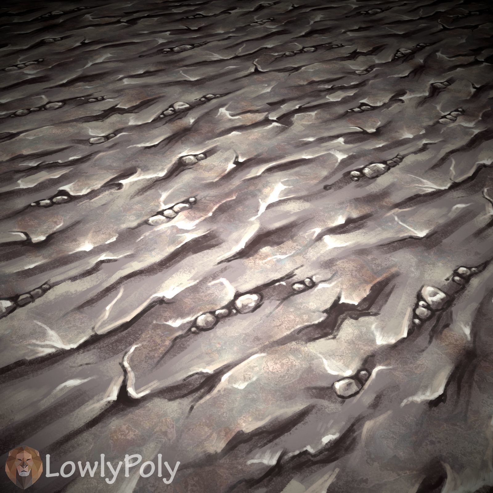 Stylized Rock Vol 27 - Hand Painted Texture Texture_9