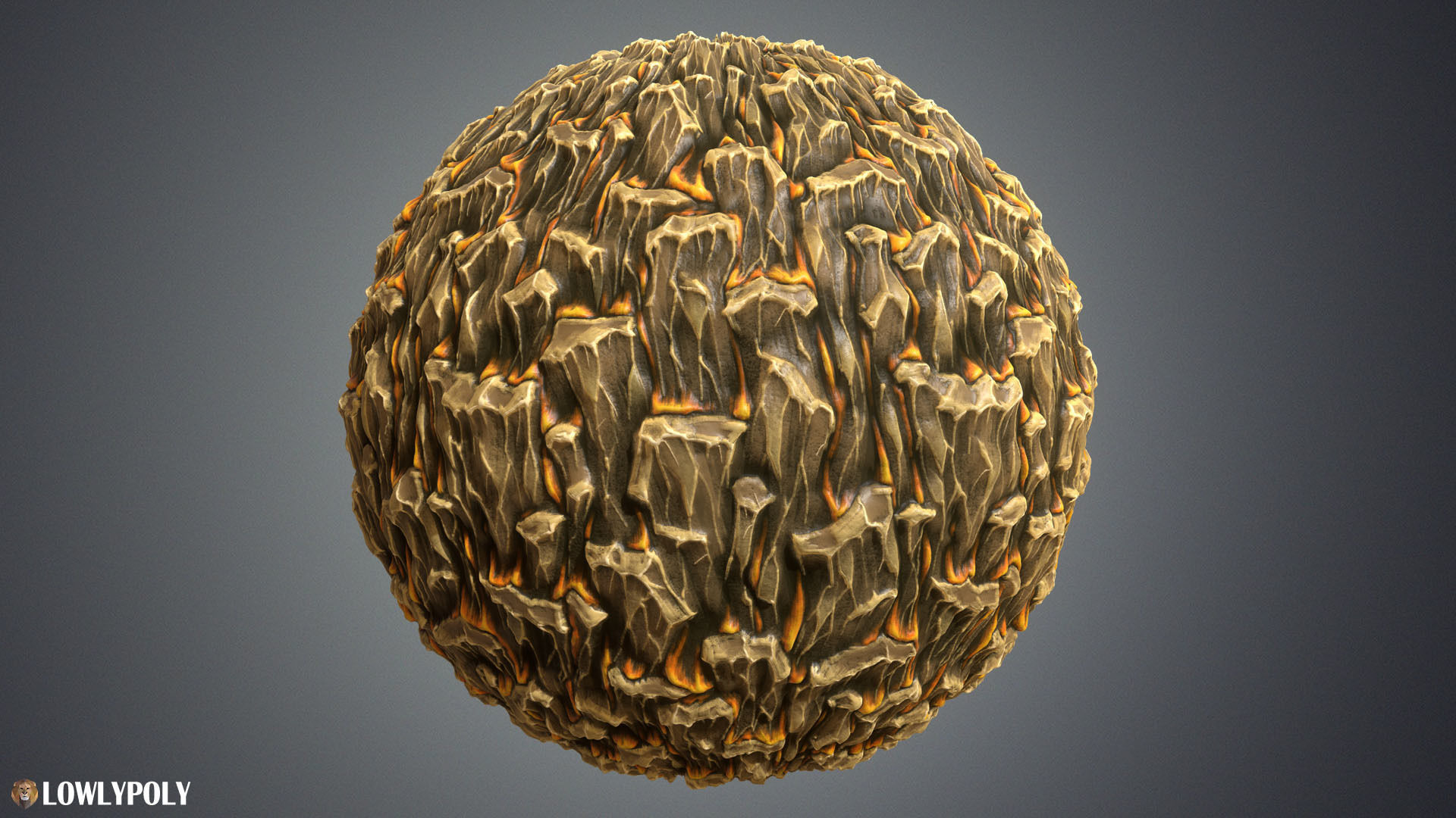 Stylized Rock Vol 27 - Hand Painted Texture Texture_3