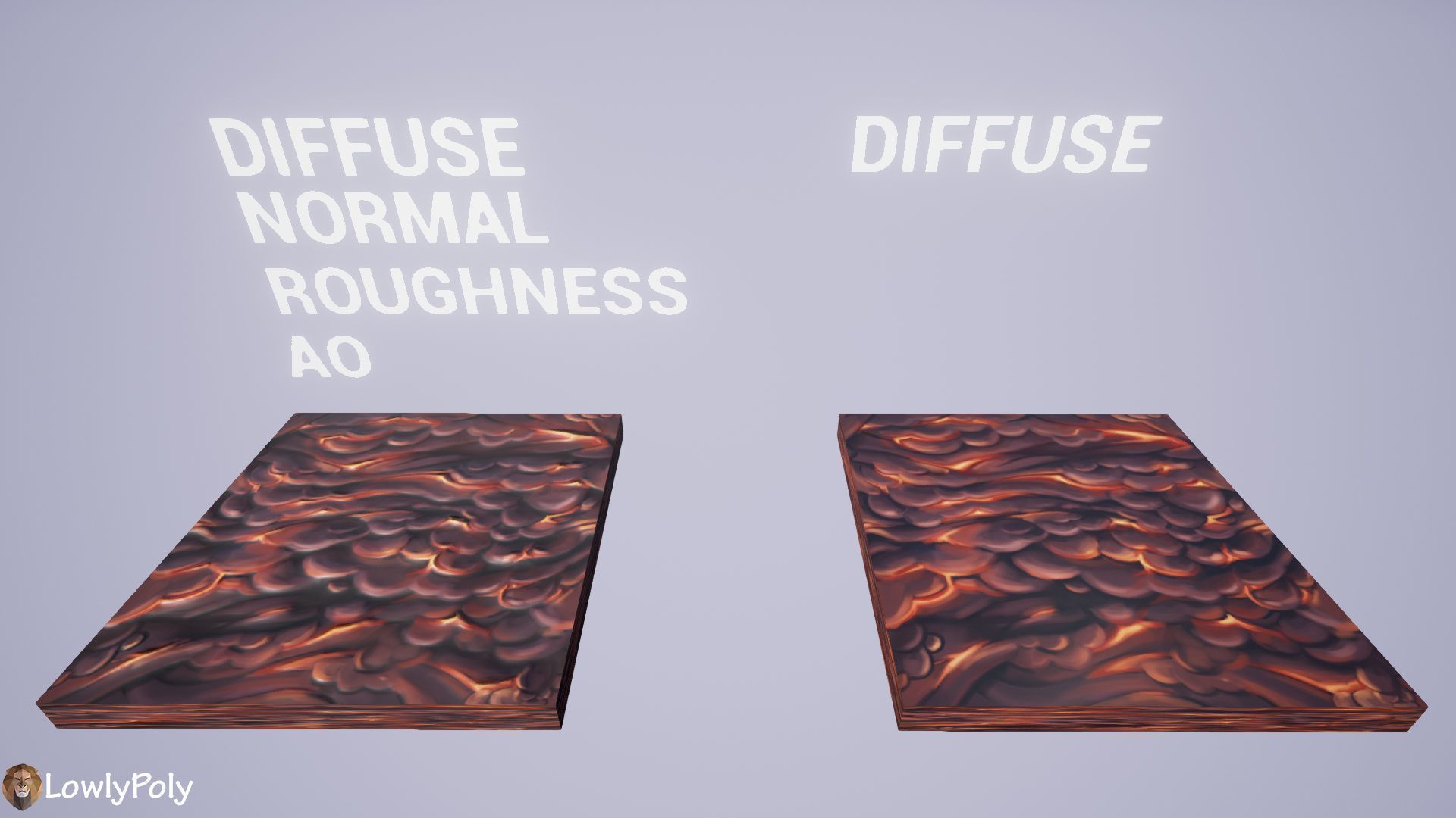 Stylized Lava Vol 28 - Hand Painted Texture Texture_18