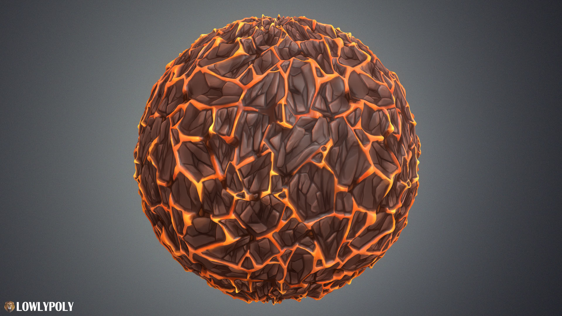 Stylized Lava Vol 28 - Hand Painted Texture Texture_3