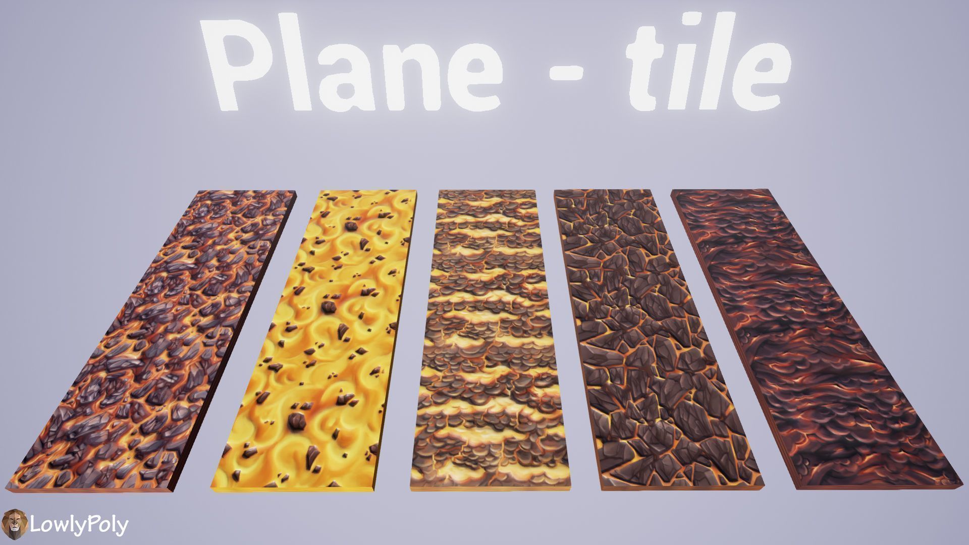 Stylized Lava Vol 28 - Hand Painted Texture Texture_16