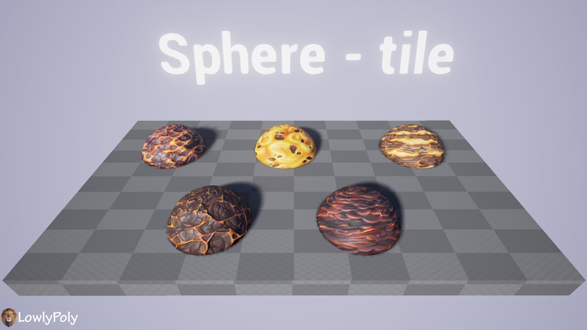 Stylized Lava Vol 28 - Hand Painted Texture Texture_15