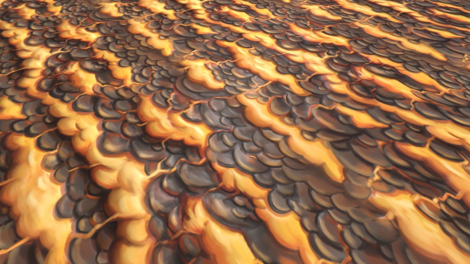 Stylized Lava Vol 28 - Hand Painted Texture Texture_26