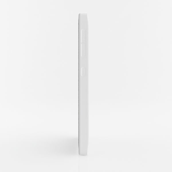 Nokia X X Plus White 3D model_6