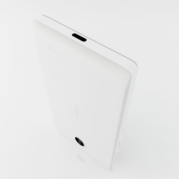 Nokia X X Plus White 3D model_9