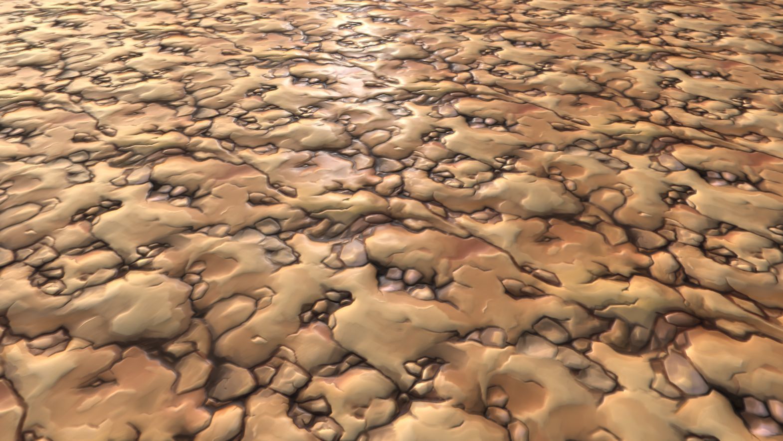 Stylized Cliffs Vol 29 - Hand Painted Texture Texture_29