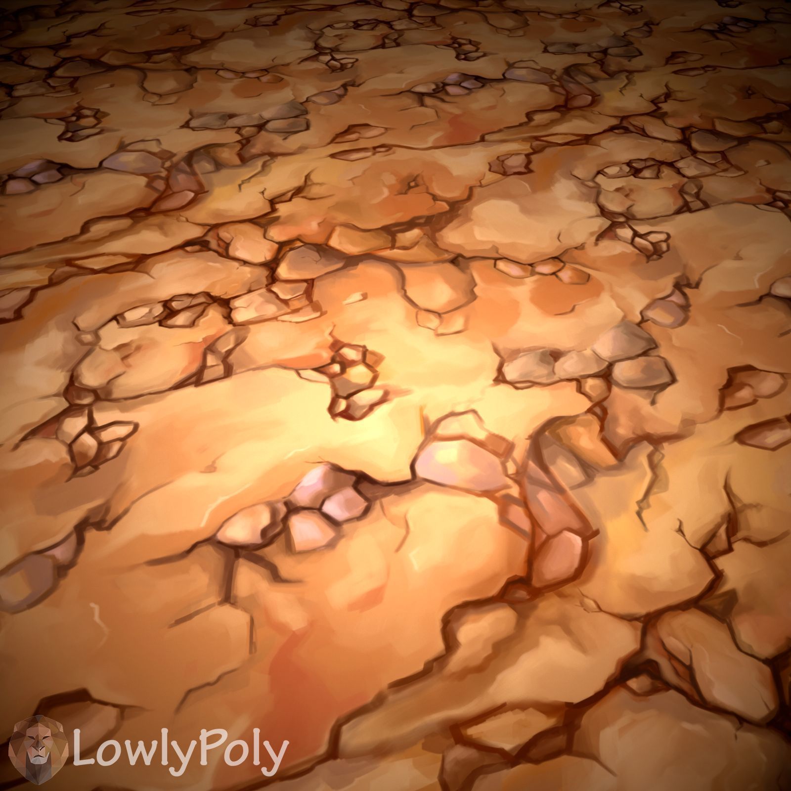 Stylized Cliffs Vol 29 - Hand Painted Texture Texture_14