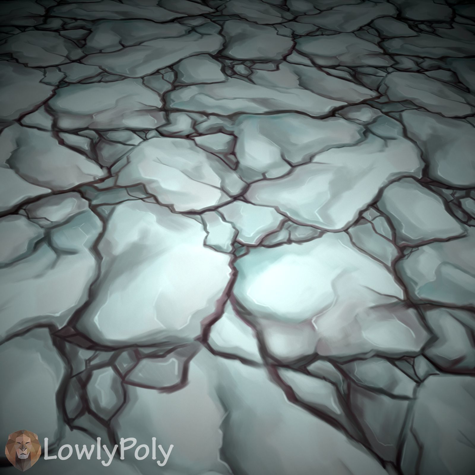 Stylized Cliffs Vol 29 - Hand Painted Texture Texture_9