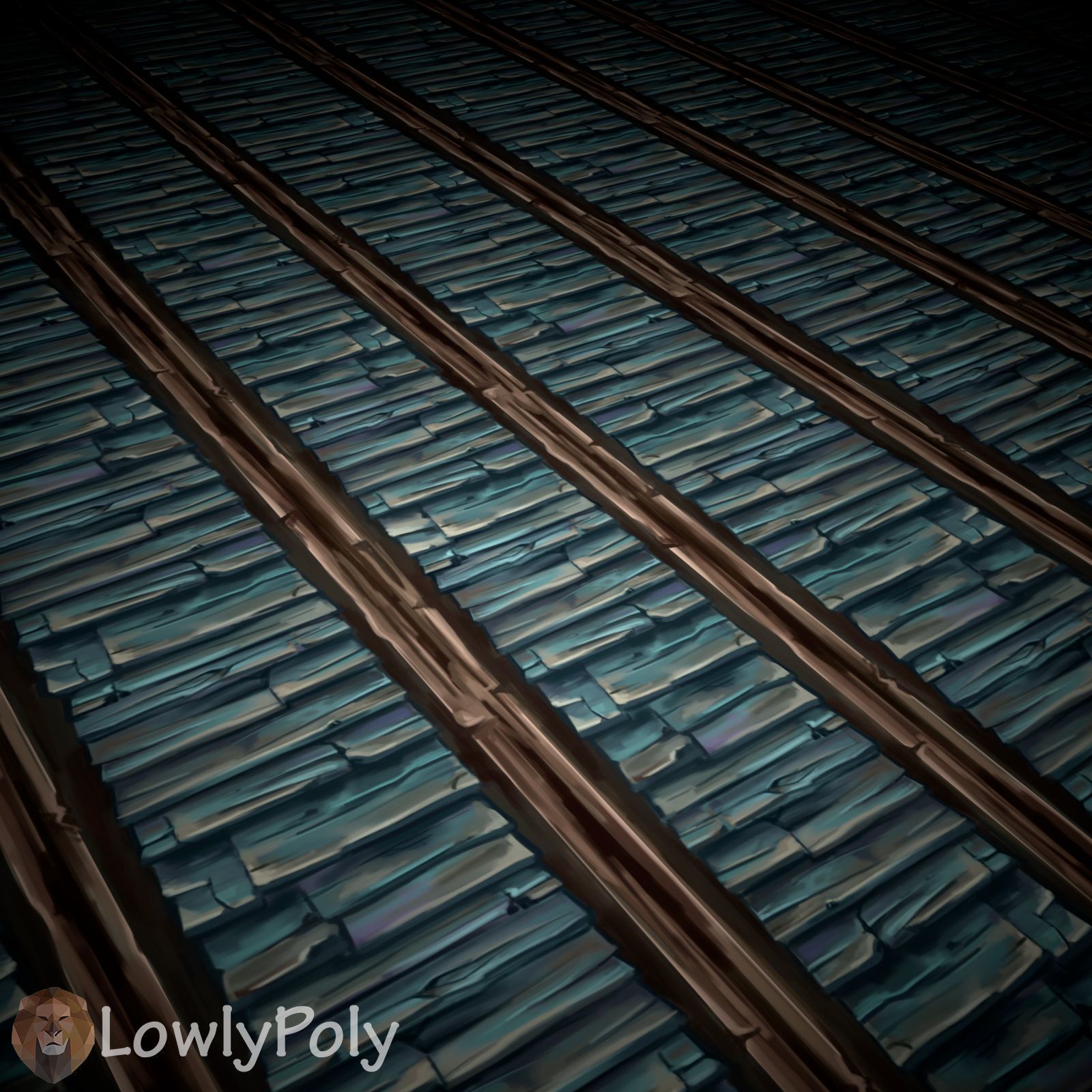 Stylized Roof Vol 30 - Hand Painted Texture Texture_12