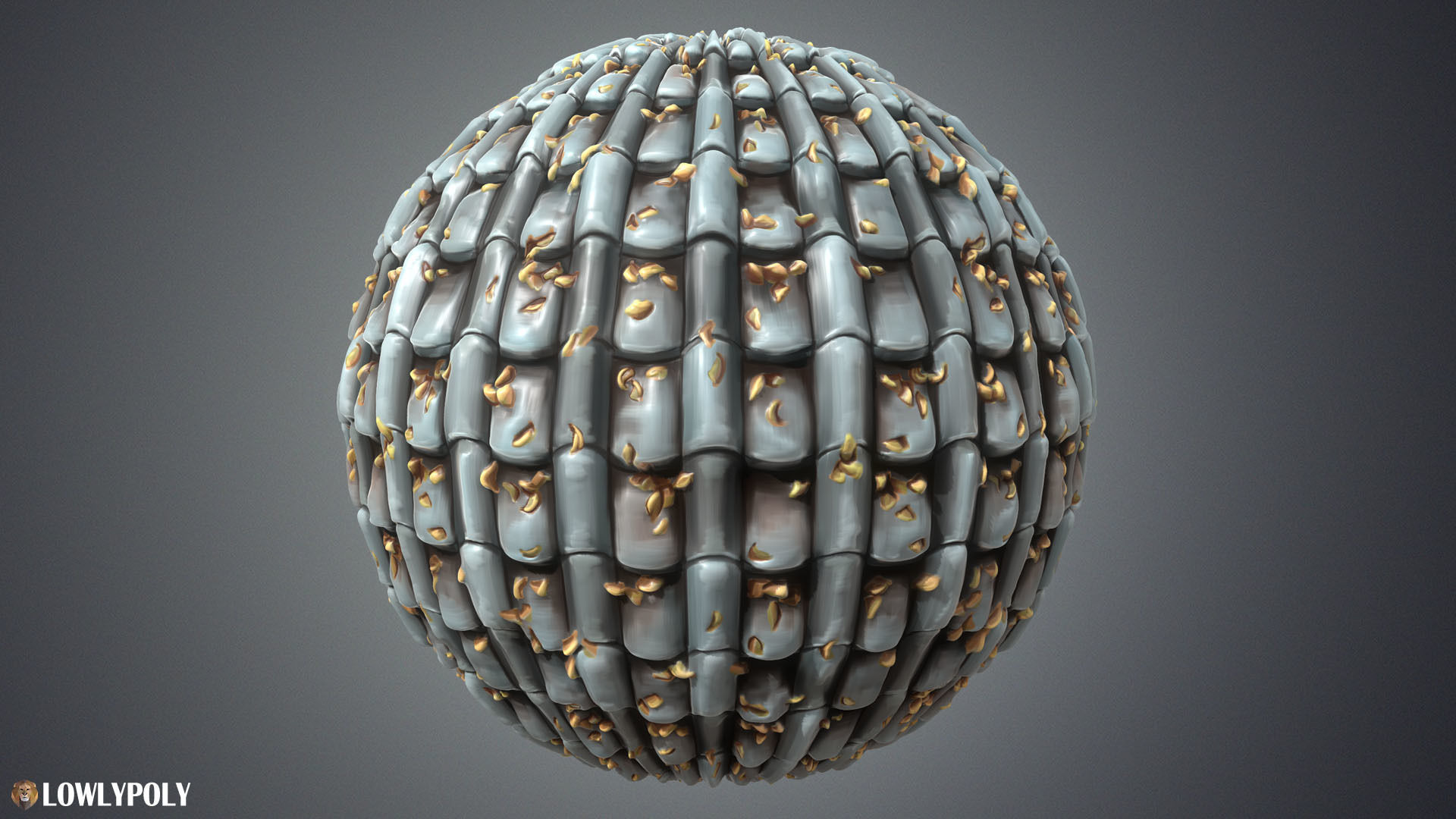 Stylized Roof Vol 30 - Hand Painted Texture Texture_6