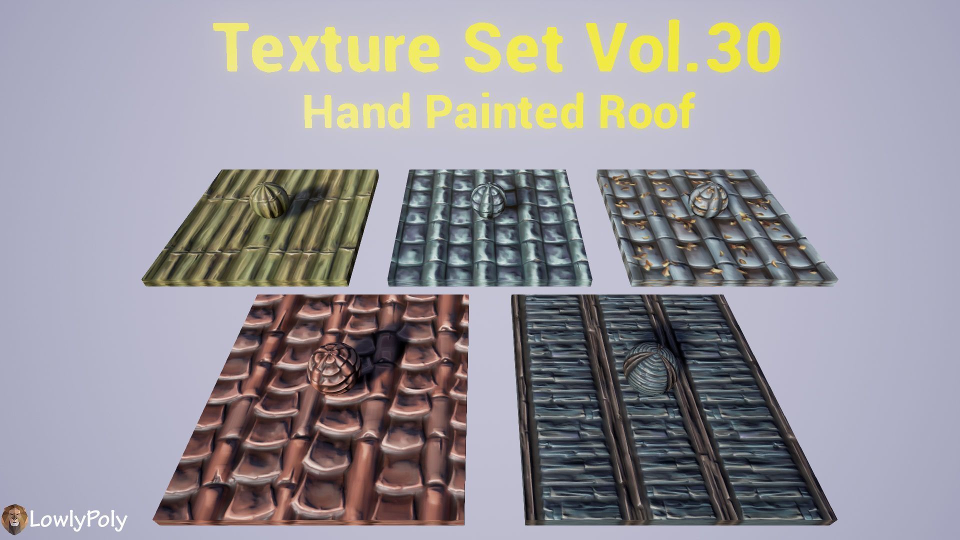 Stylized Roof Vol 30 - Hand Painted Texture Texture_13