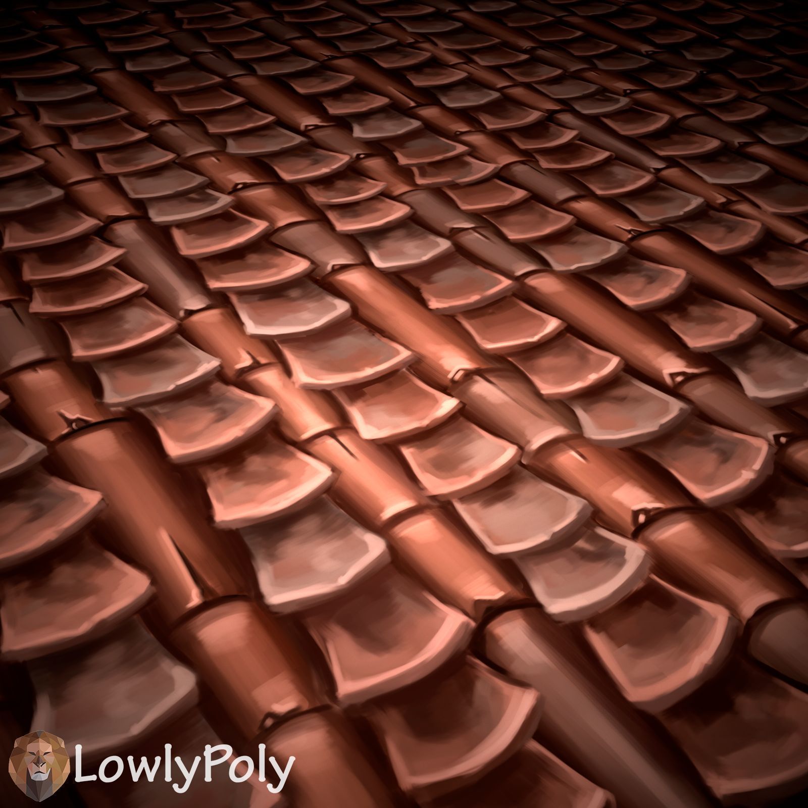 Stylized Roof Vol 30 - Hand Painted Texture Texture_11