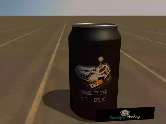 CAN Model - Coca Cola - Low Price-Poly-  Arctic Monkeys soda Low-poly 3D model