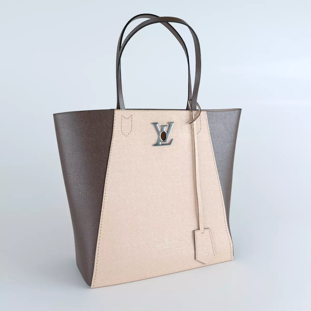 Louis Vuitton Women leather handbag 3D model_0