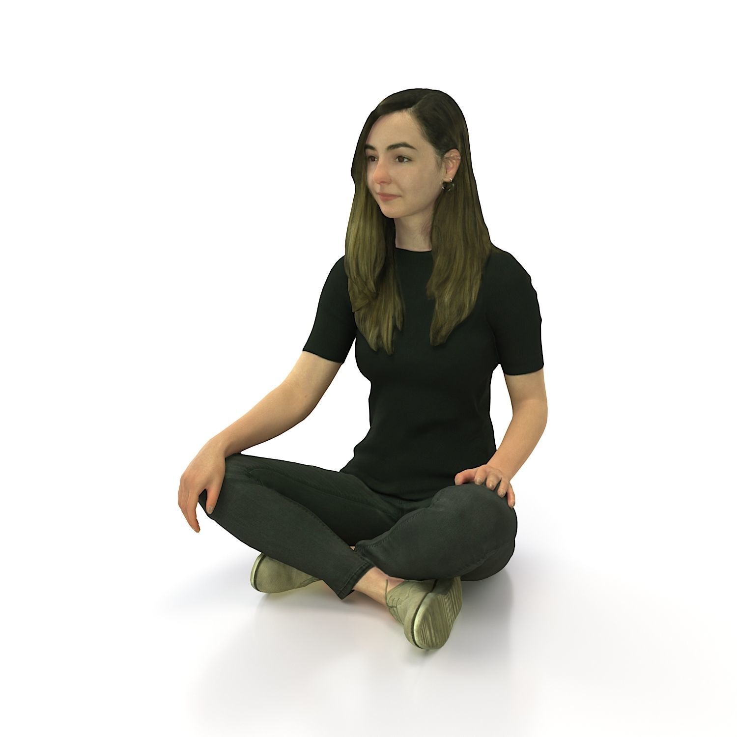 3d scan woman 9 3D model_6