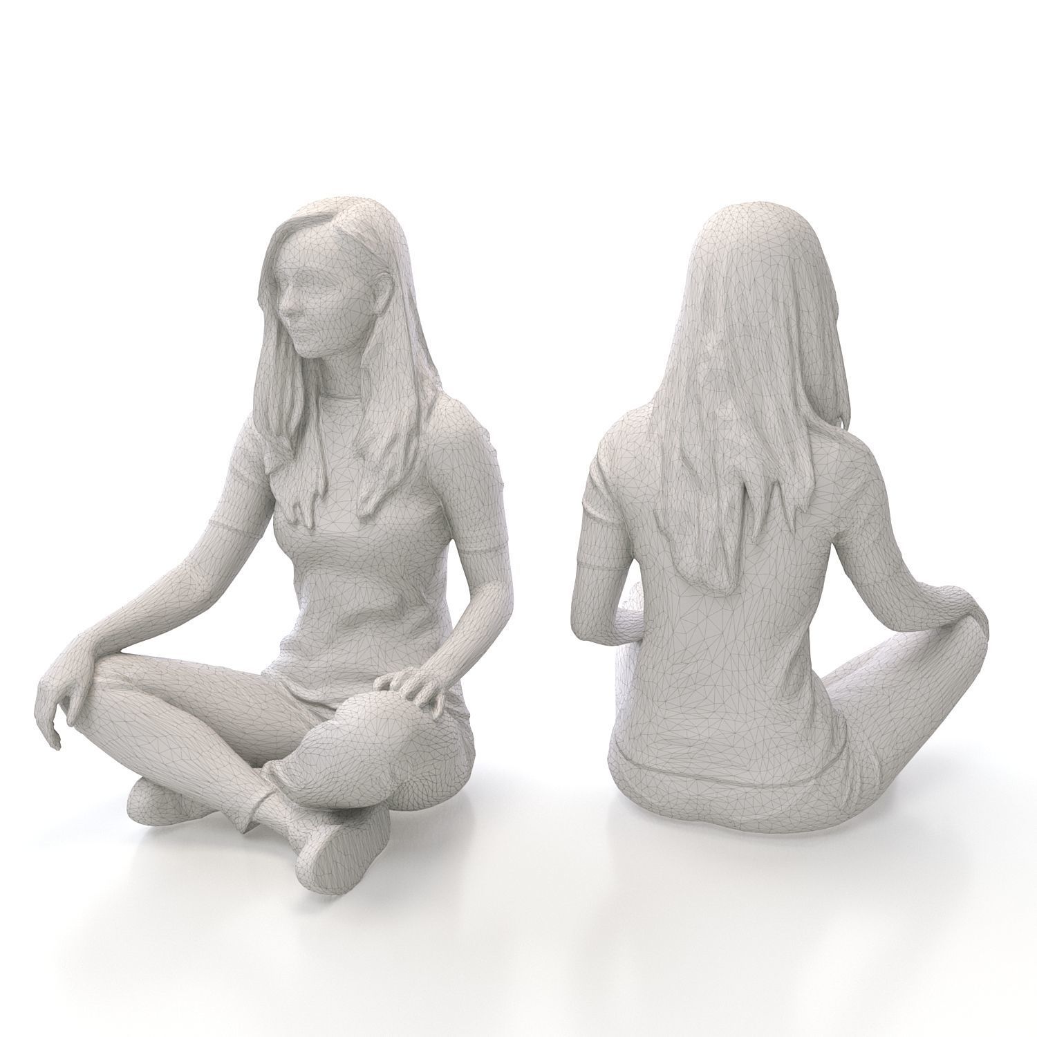3d scan woman 9 3D model_1