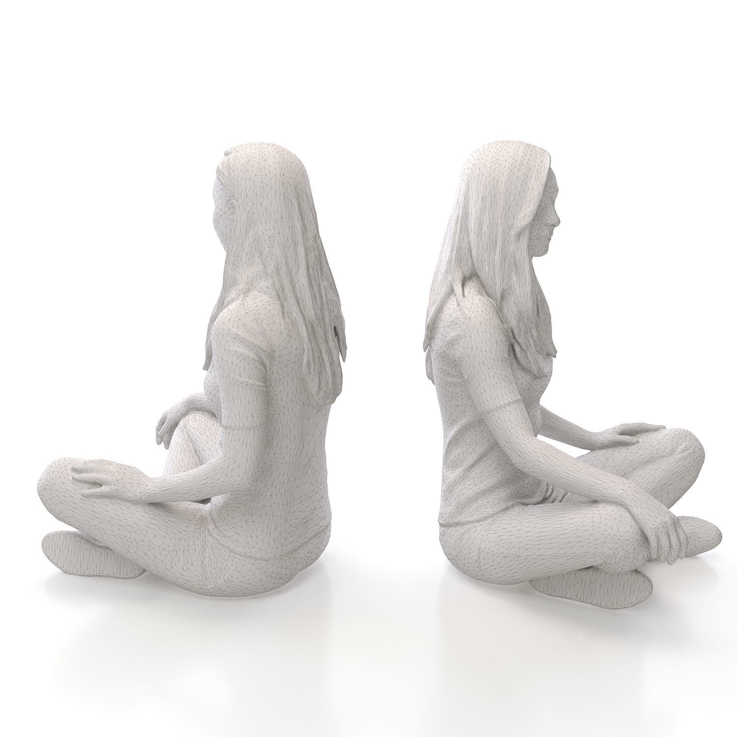 3d scan woman 9 3D model_3