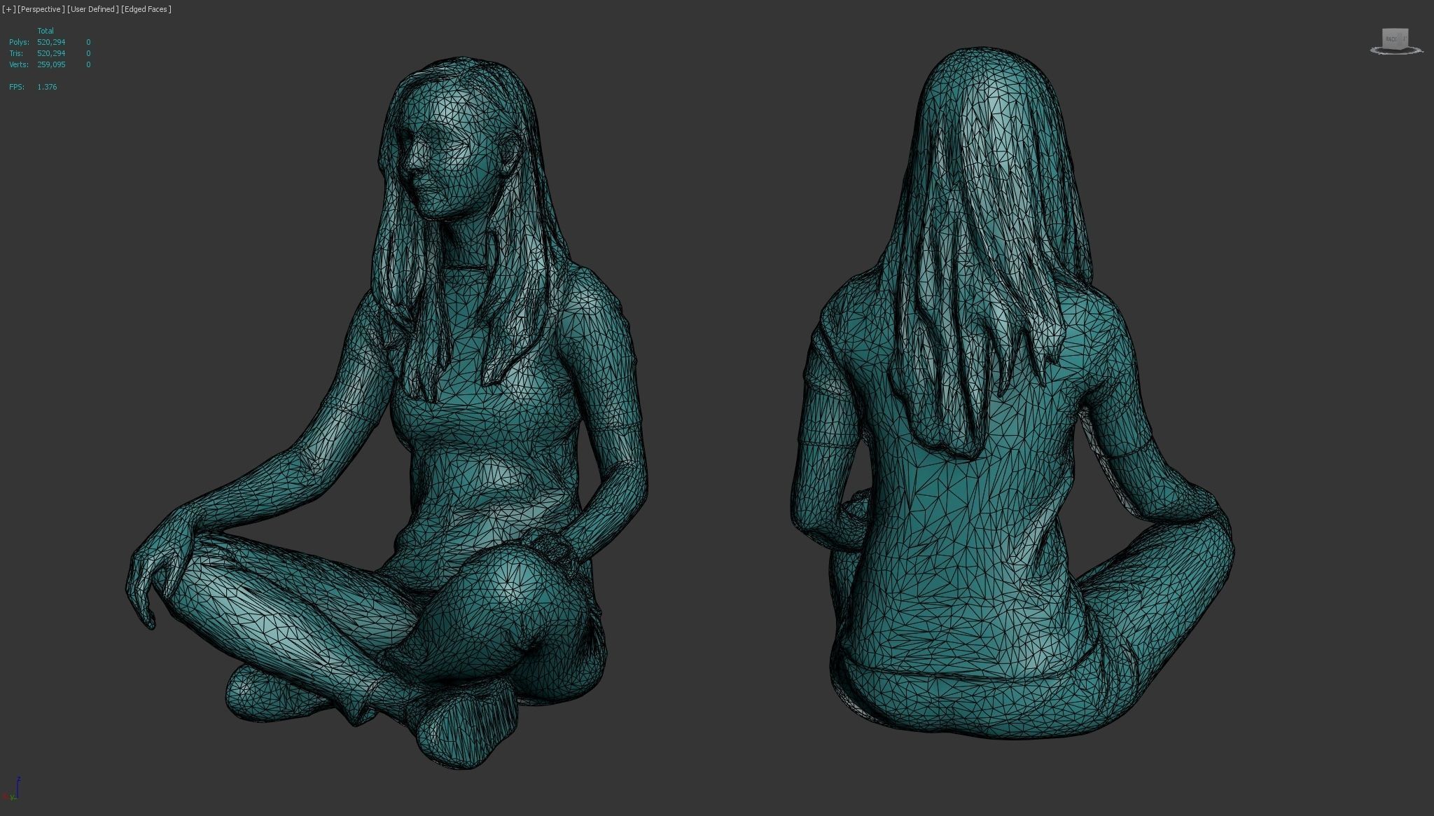3d scan woman 9 3D model_5