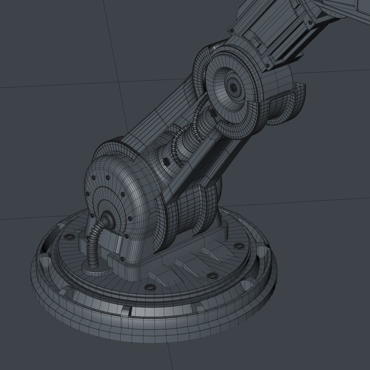 Robotic Arm 3D model_17