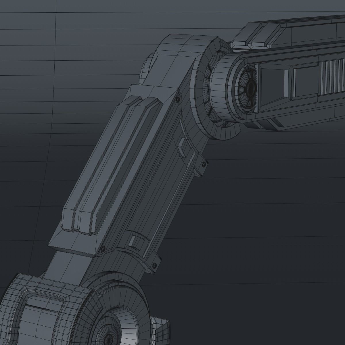 Robotic Arm 3D model_21