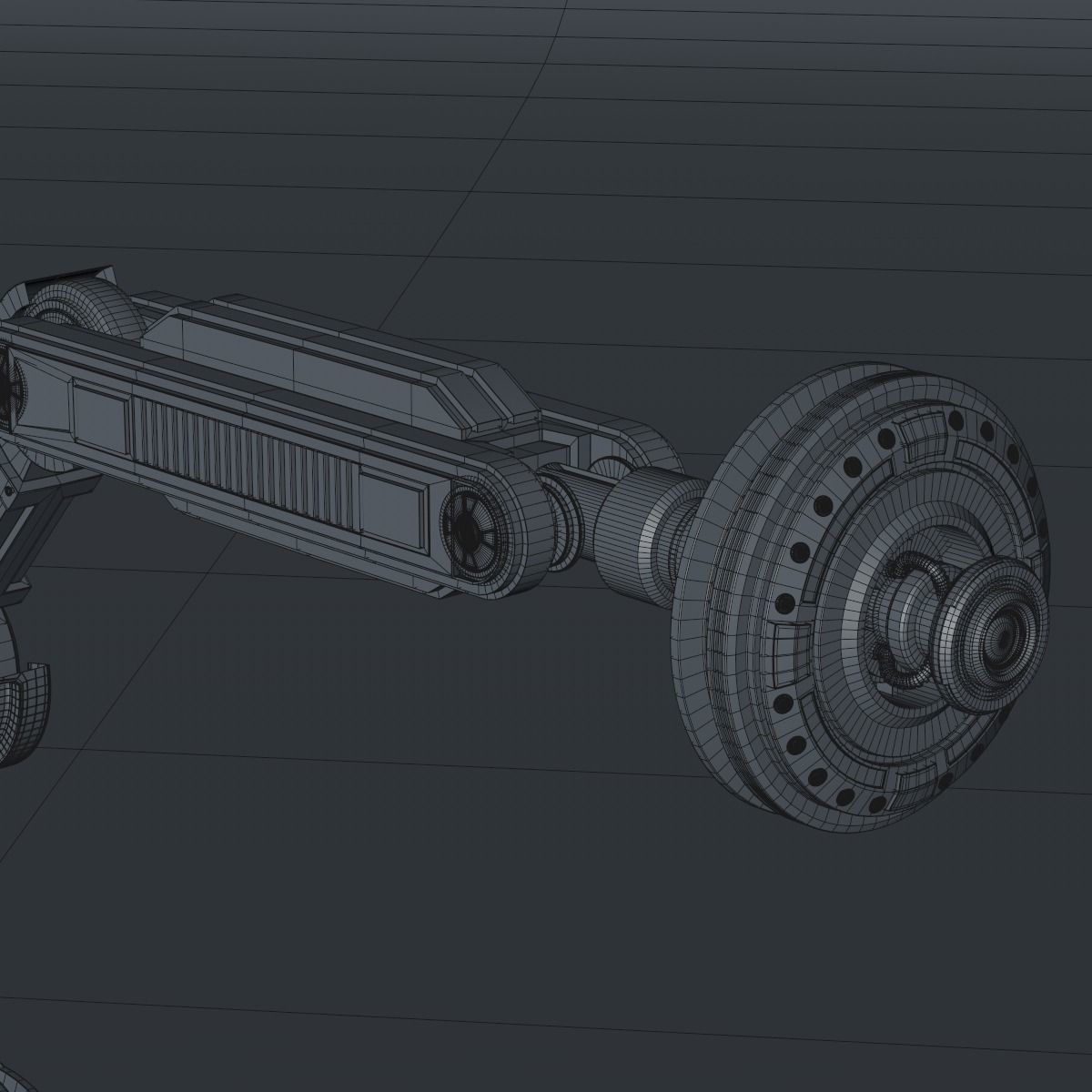 Robotic Arm 3D model_19