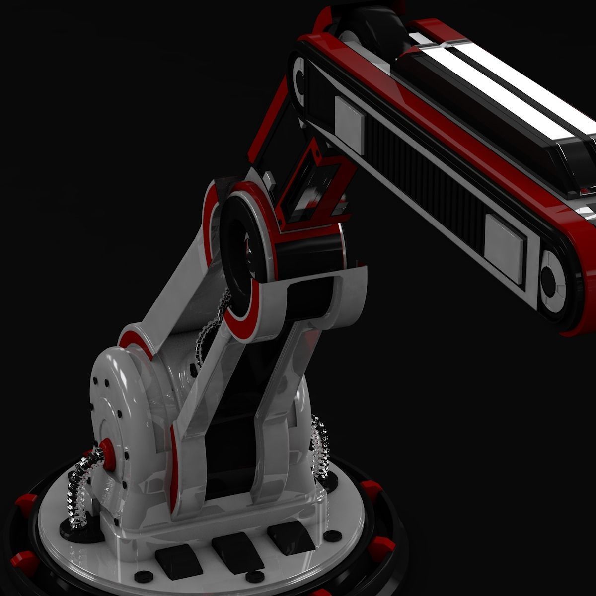 Robotic Arm 3D model_5