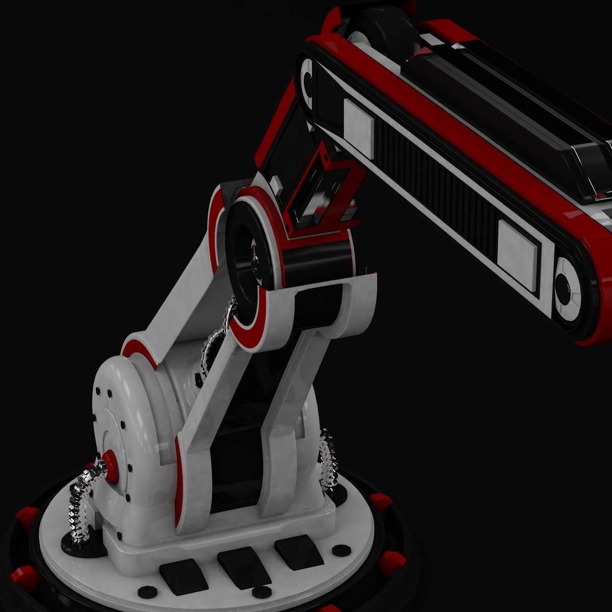 Robotic Arm 3D model_8