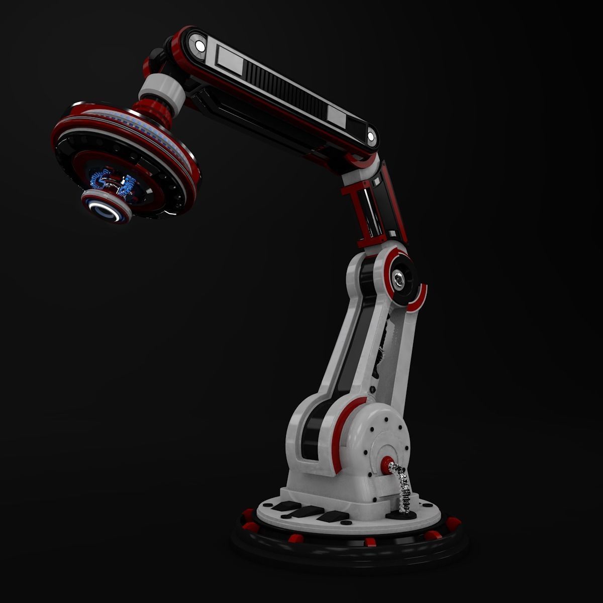 Robotic Arm 3D model_4