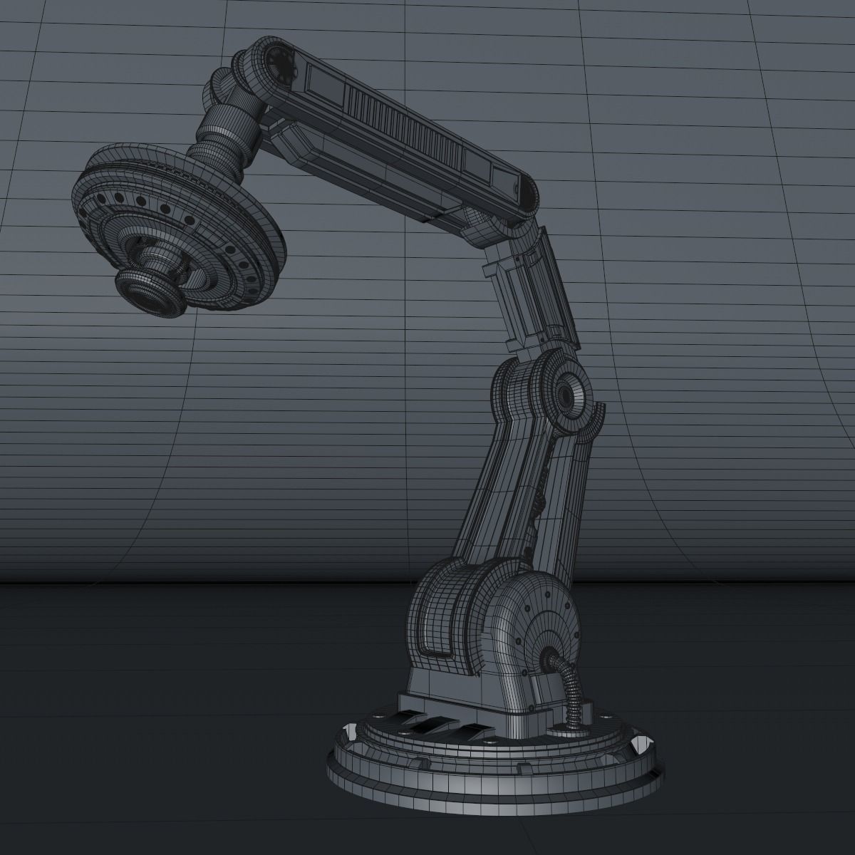 Robotic Arm 3D model_25
