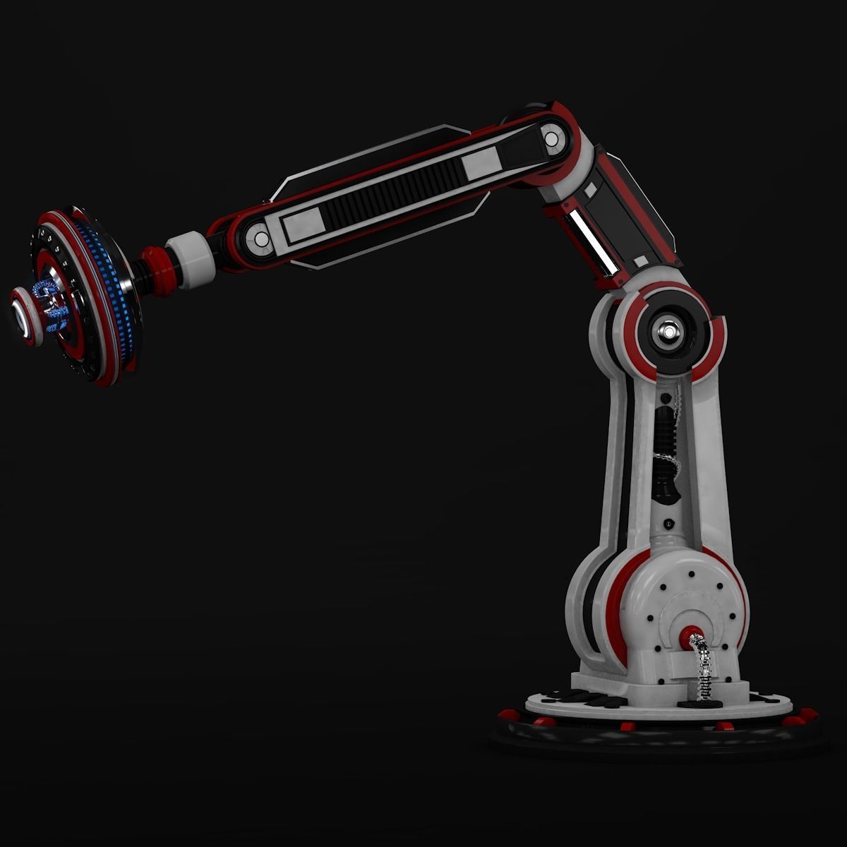 Robotic Arm 3D model_2