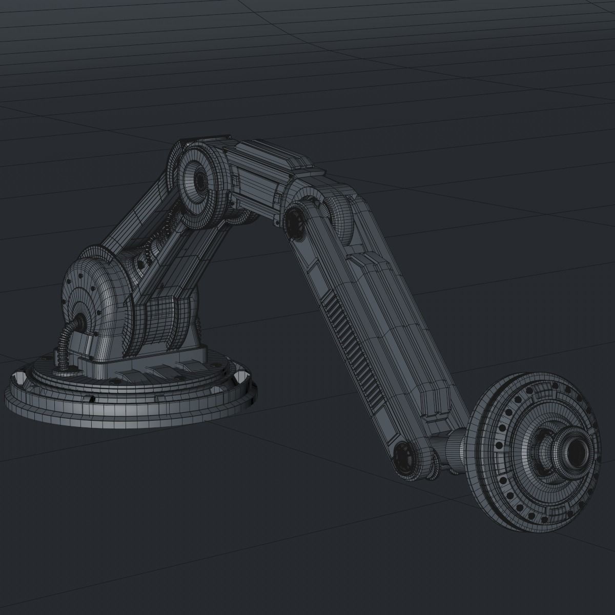 Robotic Arm 3D model_24