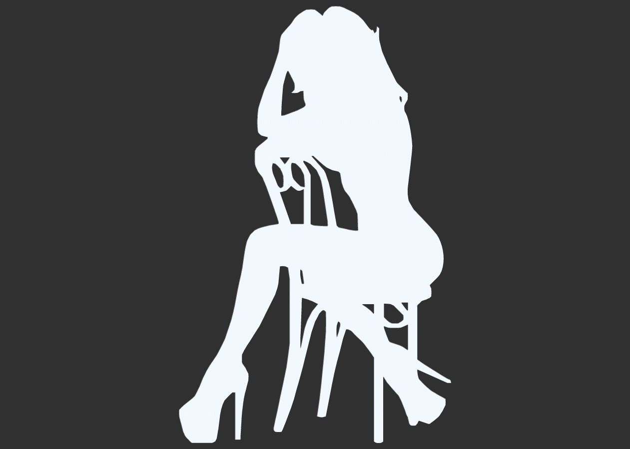 Sexy Silhouette Pack 01 3D print model_9