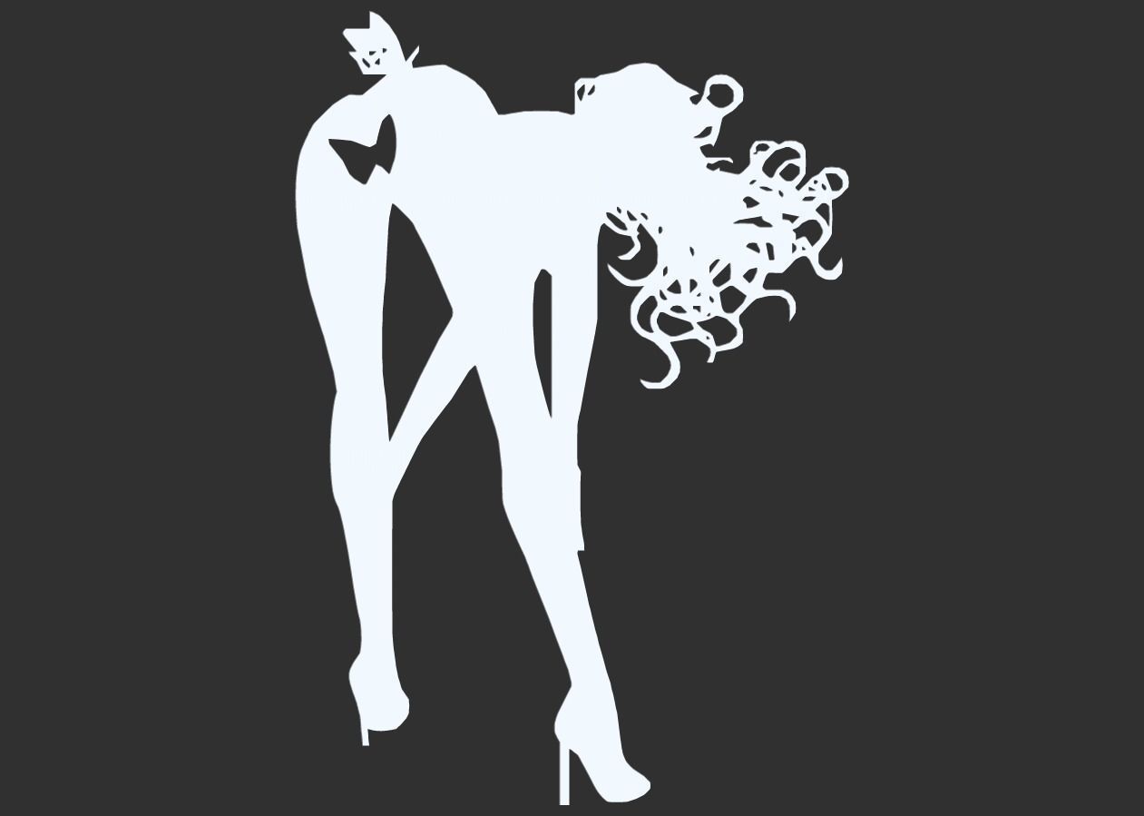 Sexy Silhouette Pack 01 3D print model_15